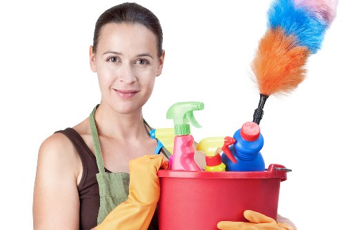 Eco-friendly home cleaning tools used by home cleaners in TW13
